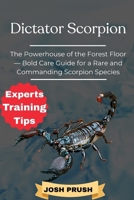 DICTATOR SCORPION: The Powerhouse of the Forest Floor — Bold Care Guide for a Rare and Commanding Scorpion Species B0FNKSW8N3 Book Cover