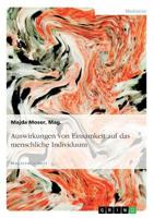 Auswirkungen Von Einsamkeit Auf Das Menschliche Individuum (German Edition) 3668881979 Book Cover
