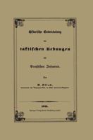 Historische Entwickelung Der Taktischen Uebungen Der Preussischen Infanterie 3662390256 Book Cover