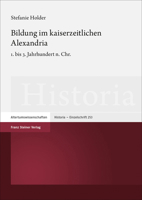 Bildung Im Kaiserzeitlichen Alexandria: 1. Bis 3. Jahrhundert N. Chr. 3515120637 Book Cover