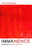 Immanence - Deleuze and Philosophy 074863830X Book Cover