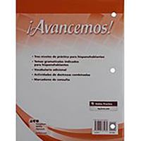 Avancemos! Cuaderno Para Hispanohablantes, Level 1 [With Lesson Review Bookmarks] 0618782680 Book Cover