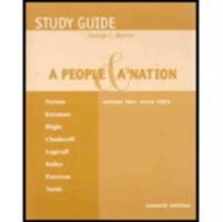 Study Guide, Volume 2 for Norton/Katzman/Blight/Chudacoff/Logevall/Bailey/Paterson/Tuttle's A People and a Nation: A History of the United States, 7th 061842136X Book Cover