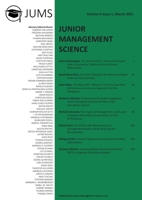 Junior Management Science, Volume 6, Issue 1, March 2021 3346415686 Book Cover