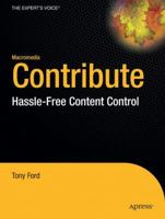 Macromedia Contribute 3: Content Management for Everyone 1590593537 Book Cover