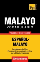 Vocabulario Espanol-Malayo - 9000 Palabras Mas Usadas 1784002631 Book Cover