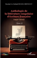 Anthologie de la littérature congolaise d’écriture française (1950-2022): Tome II (Jama) (French Edition) 2140346718 Book Cover