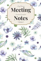 My Boring Meeting Survival Guide & Notes Volume I: 6x9 Meeting Notebook and Puzzle Book 1089950977 Book Cover