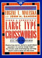 Simon & Schuster Large Type Crosswords #19 0684802627 Book Cover