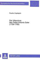 Die Villancicos Des Padre Antonio Soler (1729-1783) 3631469020 Book Cover