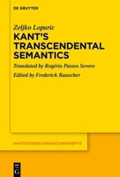 Kant's Transcendental Semantics 3111421066 Book Cover
