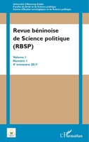 Revue béninoise de Science politique (RBSP): Volume I Numéro I 4e trimestre 2017 (French Edition) 2343129258 Book Cover