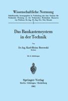 Das Baukastensystem in Der Technik 3540027742 Book Cover