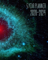 5 Year Planner 2020-2024: 60 Month Calendar - Five Year Monthly Planner / Diary Journal - Multi Year Schedule Organizer - Agenda Notebook - Astronomy Cover 1695585704 Book Cover