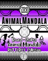 Butterfly bliss - AnimalMandala COLLECTION butterflies mandala: Animal mandala - butterfly coloring book, butterfly mandala. (AnimalMandala Collection B0CVQXQLWR Book Cover