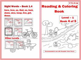 Reading & Coloring Book - Level 1 - Book 4 of 5 1958605034 Book Cover