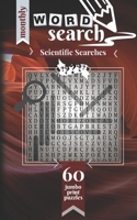 Scientific Searches: 60 Jumbo Print Puzzles B08VM1KN7L Book Cover