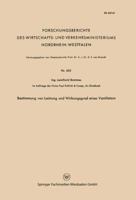 Bestimmung Von Leistung Und Wirkungsgrad Eines Ventilators 366303559X Book Cover