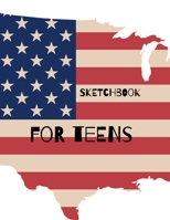 Sketchbook for teens: sketch draw scribble design a sketchbook for growing minds 1698384033 Book Cover
