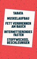 Tabata - Muskelaufbau - Fett verbrennen am Bauch - Intermittierendes Fasten - Stoffwechsel beschleunigen: Abnehmen in 4 Minuten (5in1 Buch) 1095455834 Book Cover