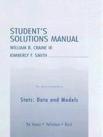 Student's Solutions Manual to Accompany Stats: Data and Models 0321267427 Book Cover