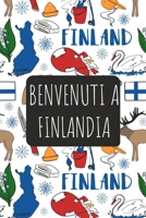Benvenuti a Finlandia: 6x9 Diario di viaggio I Taccuino con liste di controllo da compilare I Un regalo perfetto per il tuo viaggio in Finlandia e per ogni viaggiatore (Italian Edition) 167064443X Book Cover