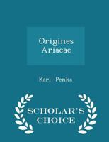 Origines Ariacae 1016661045 Book Cover