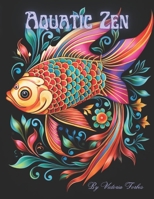 Aquatic Zen: Fish Mandalas Coloring Book B0CHCWSJ9G Book Cover