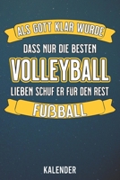 Kalender: 2020 A5 1 Woche 2 Seiten - 110 Seiten - Als Gott klar wurde Volleyball 1655670816 Book Cover