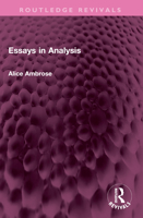 Essays in Analysis 103264172X Book Cover