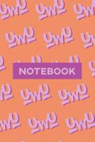 Notebook: Uwu Cuteness Overload Purple Pink Typography Meme 1091416281 Book Cover