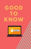 Good to Know: Password Keeper 1089413254 Book Cover