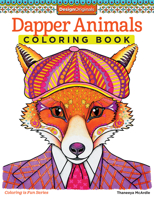 Dapper Animals Coloring Book 1574219588 Book Cover