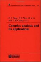 Complex Analysis and Its Applications (PITMAN RESEARCH NOTES IN MATHEMATICS) 0582231817 Book Cover