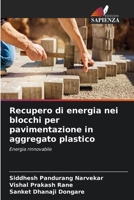 Recupero di energia nei blocchi per pavimentazione in aggregato plastico (Italian Edition) 6630448162 Book Cover