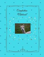 Composition Notebook: 7.44x9.69 inch 100 page college ruled Paperback writing pad with funny Alpaca design 1724825135 Book Cover