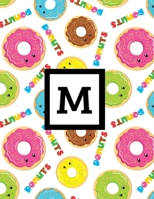 M: Letter Monogrammed Daily Planner January 2020 - December 2020 Appointment Book Day Schedule For Donut Doughnut Lover - (8.5"x11") 1708385029 Book Cover