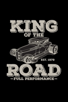 King of the road full performance EST. 1979: 6x9 Stock Car Racing blank with numbers paper notebook notes 1673950434 Book Cover