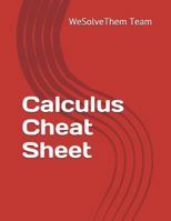 Calculus Cheat Sheet 152185386X Book Cover