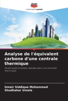 Analyse de l'équivalent carbone d'une centrale thermique 6205659662 Book Cover