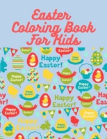 Easter Coloring Book: Coloring Book for Kindergarten, Boys & Girls, Easter Eggs, Bunnies, with Scissor Skills Techniques. Easter Gift B08Y4HC91H Book Cover