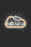 Climbing Notebook: 9x6inch Climbing Notebook for Climbers College Ruled 1073331105 Book Cover