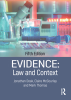 Evidence: Law and Context 1138054992 Book Cover