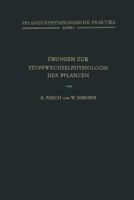 Ubungen Zur Stoffwechselphysiologie Der Pflanzen 3642885519 Book Cover