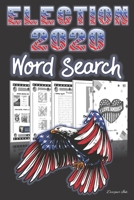 USA Word Search: STATES - PEOPLE - HISTORY - FACTS. 101 America Puzzles & Art Interior. Larger Print, Fun Easy to Hard Words for ALL AGES. Flying Eagle. B08KQ9DBY8 Book Cover