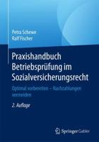 Praxishandbuch Betriebsprufung Im Sozialversicherungsrecht: Optimal Vorbereiten - Nachzahlungen Vermeiden 3658159448 Book Cover