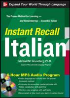 Instant Recall Italian, 6 Hour Mp3 Audio Program 0071637273 Book Cover
