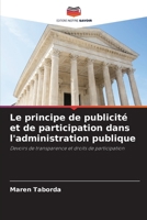 Le principe de publicité et de participation dans l'administration publique (French Edition) 6207763661 Book Cover
