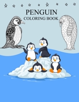 Penguin Coloring Book: Funny Penguin Coloring for kids (Beautiful Penguin Designs) B0BPRF23P6 Book Cover