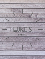 Luke's Notepad: Personalised Notebook Journal: 8.5 x 11 in, 120 page College Ruled Lined Notebook with Margin. Notepad, Personal Diary, Task Journal for Boys - personalized name 1694356701 Book Cover